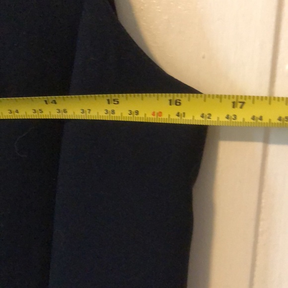 TALBOTS Cascading Open Longline Vest with Pockets in Navy Blue - Picture 13 of 14